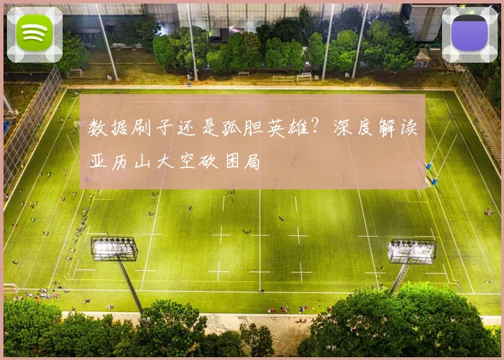 数据刷子还是孤胆英雄？深度解读亚历山大空砍困局